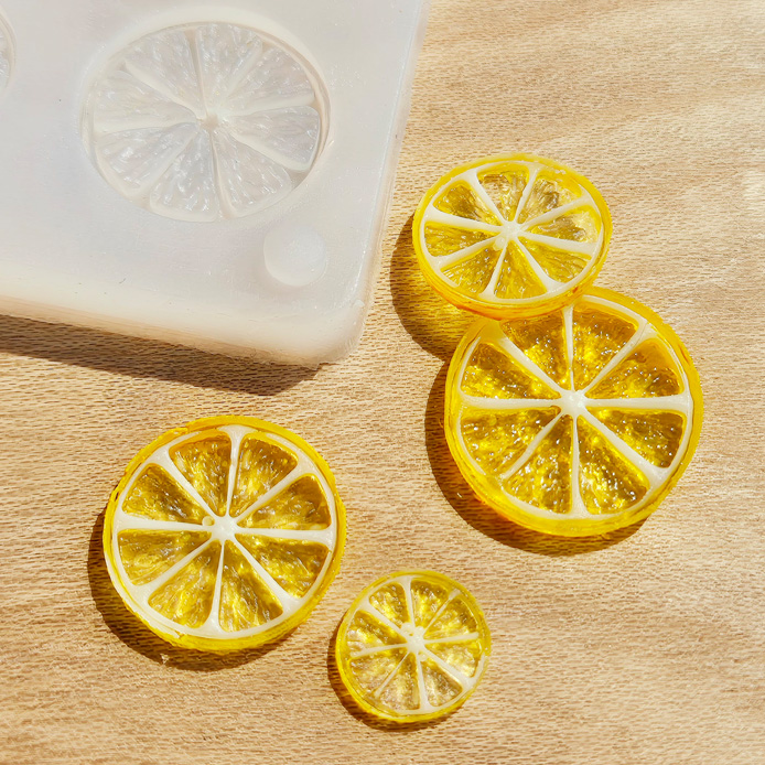 레몬/오렌지 슬라이스 과일 몰드